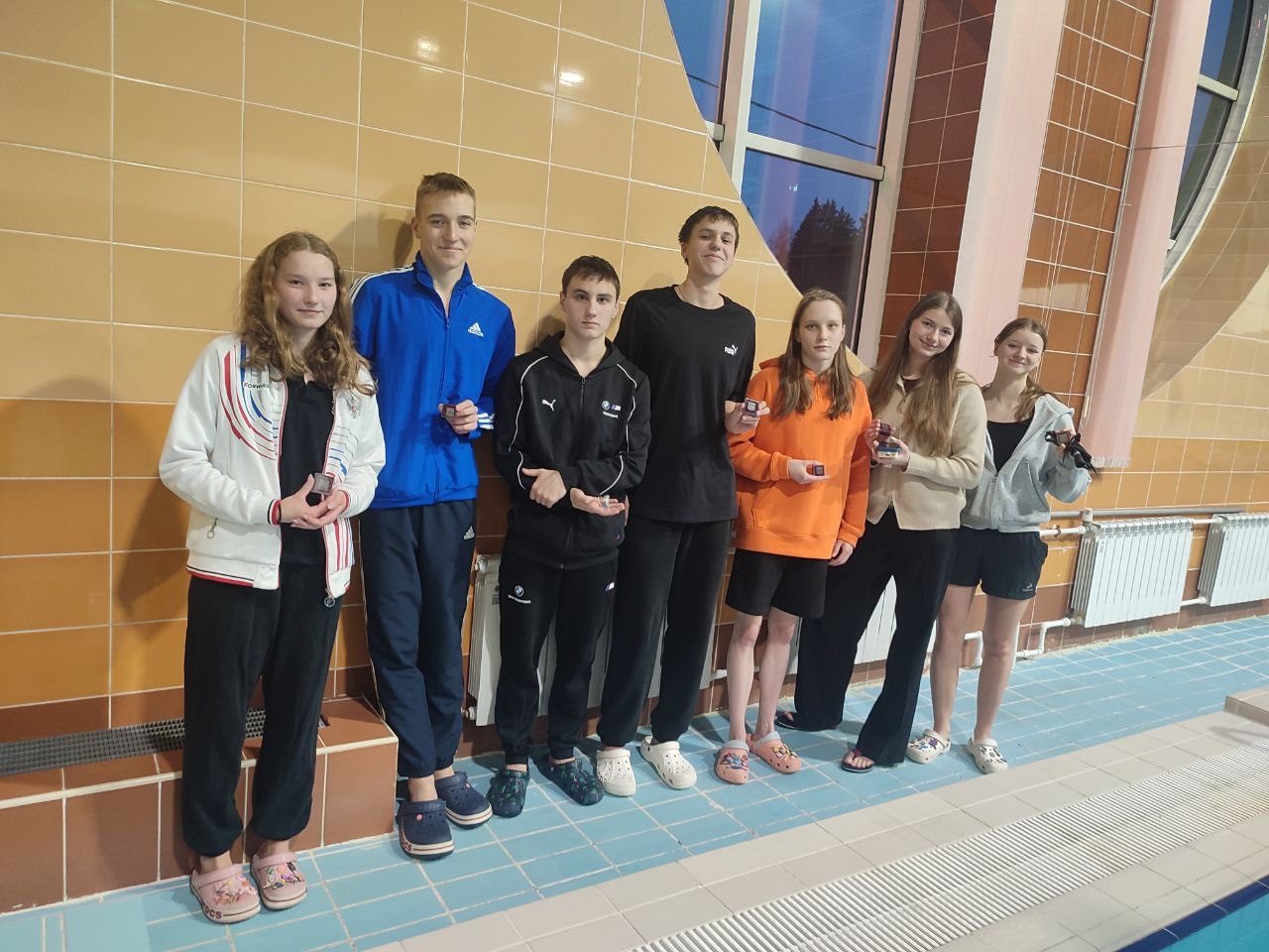 С 23-26 декабря 2025 года в бассейне спортивного комплекса «Орбита», проходили открытые соревнования по плаванию «Новогодние старты». С 23-26 декабря 2025 года в бассейне спортивного комплекса «Орбита», проходили открытые соревнования по плаванию «Новогодние старты».