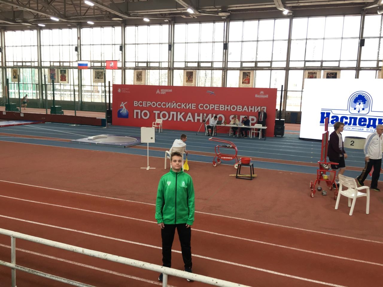 15 марта в манеже братьев Знаменских прошли Всероссийские соревнования по толканию ядра