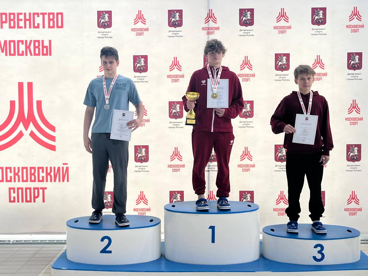 Первенство Москвы по плаванию среди юношей и девушек 11-13 лет